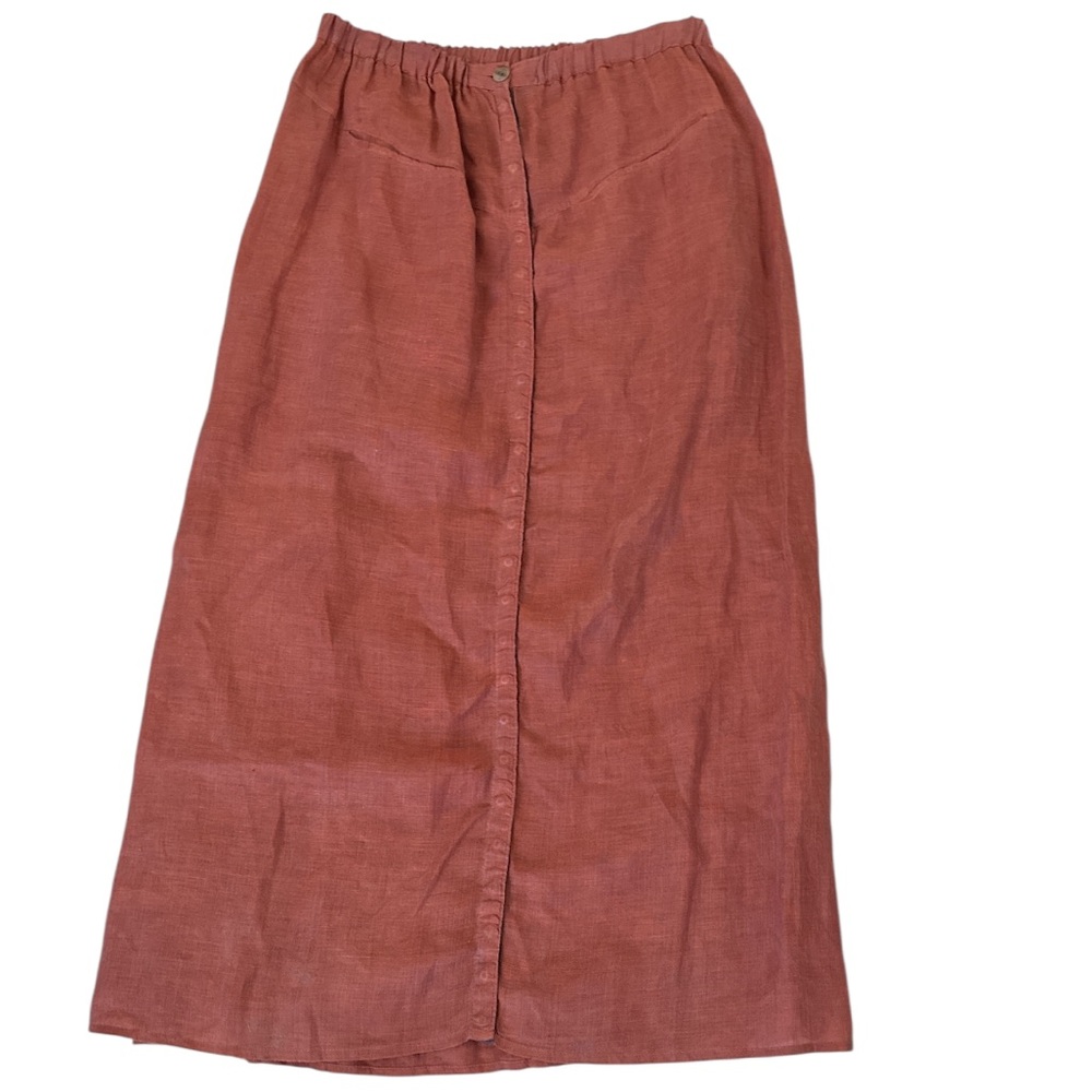 Flax Rust Maxi Skirt